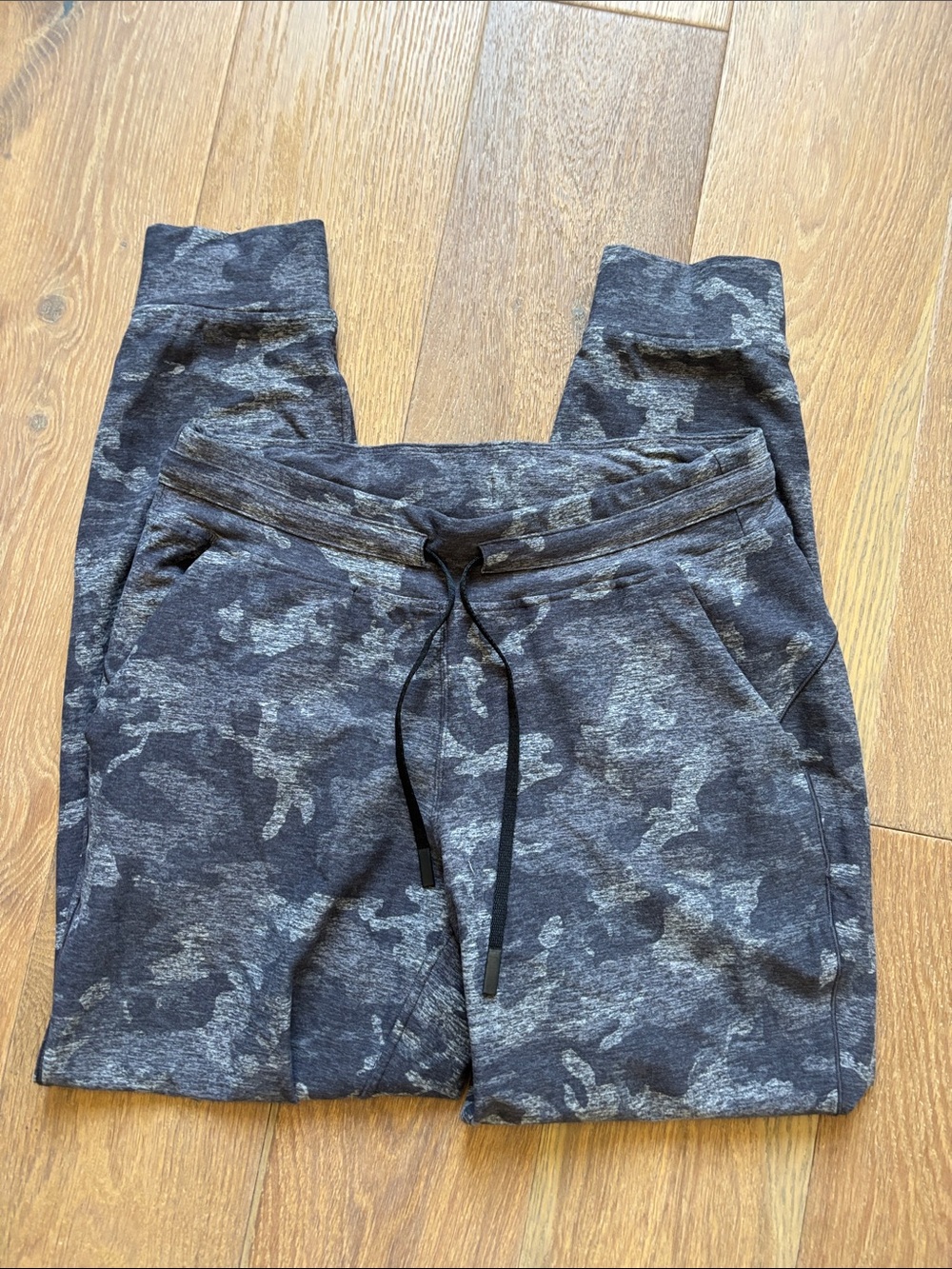 Gray Camo Jogger Sweatpants